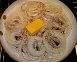 A picture of step 5 of Mike's German Brats Sourkraut & Carmelized Onions.