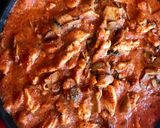 Paradicsomos csirkemell penne tésztával, avagy majdnem milánói 🍅🐤🍝🍷 recept fázis 6 fotója