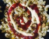 A picture of step 5 of Tikka macroni nest.