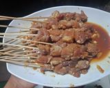 Foto langkah ke 3 dari resep Sate Kambing Panggang Teflon.