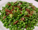 Foto del paso 3 de la receta Guisantes con Cebolleta y jamón