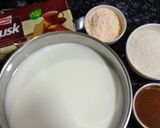 A picture of step 1 of Coffee Custard Pudding with Strawberries.
