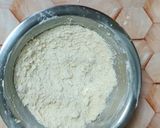 A picture of step 1 of Maladu laddoo.