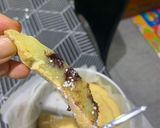 A picture of step 4 of Glutinous Rice (Mochi) Cake.