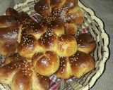 صورة لخطوة 2 من وصفة خبز دار على شكل ورود خبز راقي رووعة 🥖👍😋