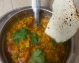 A picture of step 1 of Masala Khichdi.