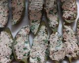 Foto del paso 3 de la receta: Poppers de choriqueso con espagueti al tocino