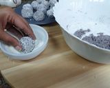 A picture of step 2 of Cheese Bliss balls.