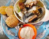 Foto langkah ke 8 dari resep 🍙Pan-fry Teriyaki Tofu Rice Paper Sushi Dumplings | with homemade vegan tofu Kewpie Mayo.