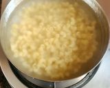 A picture of step 1 of Macaroni Salad.