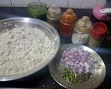 Methi  onion paratha recipe step 1 photo