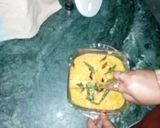 A picture of step 8 of Instant Dhokla.
