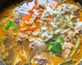 Gambar langkah 4 resipi Tomyam Campur.