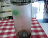 Hình bước làm 1 của món Cà phê sủi bọt