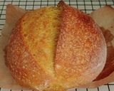 Foto langkah ke 22 dari resep Kunyit Lada Hitam Sourdough Bread (Open Bake Method - Oven Tangkring).