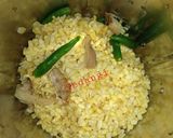 A picture of step 2 of Moong Dal & Methi Bhajia.