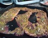Foto del paso 1 de la receta: Entraña a la mostaza con ensalada de papa