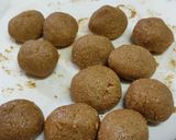 A picture of step 7 of Dharwar peda.
