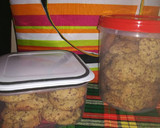A picture of step 10 of Gluten free oats choco and Dates cookies #bakingforkids #contest.