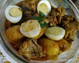 A picture of step 3 of Chicken dakbunglow.