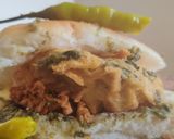 A picture of step 9 of Mumbai style vadapav.