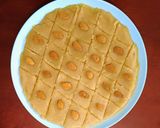 A picture of step 8 of Almond burfi.