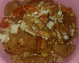 Foto langkah ke 4 dari resep Oseng galantin dan tempe saos tiram.