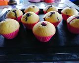 Pas rețetă Brioșe cu afine (Blueberry muffins) 3 fotografie