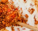 A picture of step 2 of Coconut Dal.