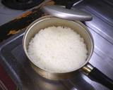 Sauteed rice ball, with oil and soy sauce