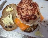 A picture of step 4 of Chicken Cheese Sandwich and Obento.