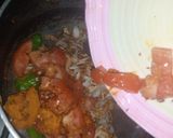 A picture of step 2 of Masala Bhindi.