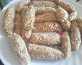 A picture of step 3 of Fish Fingers.
