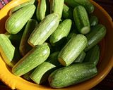 A picture of step 1 of Stuffed Zucchini, Eggplant, and Grape Leaves.
