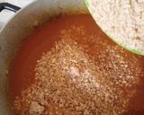 A picture of step 1 of Shuwaka/Bitterleaf and groundnut soup.