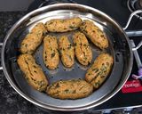 A picture of step 2 of Fenugreek, Fennel and corn flour dumplingsMethi, suva makai muthia.