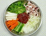 Hình bước làm 7 của món Nộm Mực Rau Củ 오징어 초무침