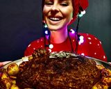 Φωτογραφία βήματος 9 της συνταγής Vegan "γαλοπούλα" γεμιστή 🌱🦃