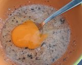 Foto del passaggio 3 della ricetta Mug cake inversa al cioccolato e mandorle 🍵🍫