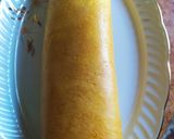 Pas rețetă Ruladă cu halva și banană 4 fotografie