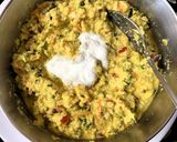 A picture of step 3 of Mixed Veg. Rosti.