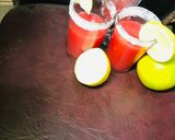 A picture of step 4 of Melonade🍉🍋.