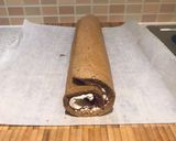 Málnakrémes piskótatekercs (keto desszert) recept fázis 9 fotója