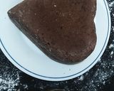A picture of step 7 of Chocolate heart cake.