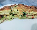 Foto langkah ke 8 dari resep Telur Dadar Sayur Pedas.