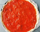 Une image de l'étape 2 de Pizza chèvre chorizo.