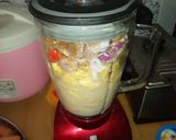 A picture of step 2 of Plantain pudding (Ukpo Ogede).