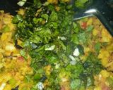 A picture of step 7 of Potato veggies stuff papad roll with salad.