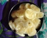 A picture of step 1 of Mummy's special Banana milk ice cream.