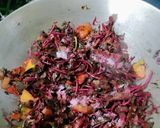 A picture of step 5 of Red Amaranthus Stir -Fry.